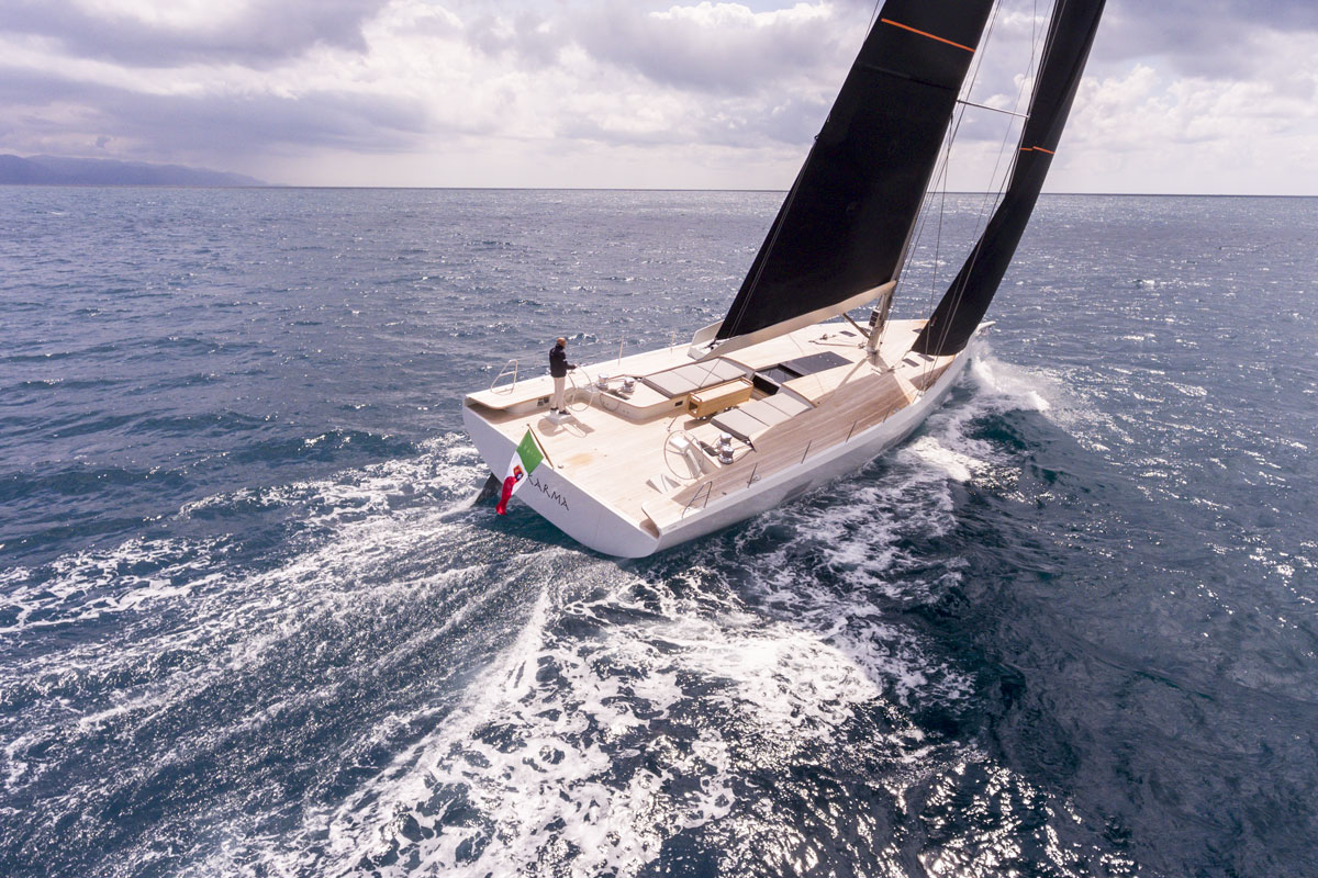 S/Y KARMA Yacht Charter Details, Maxi Dolphin MD75 CHARTERWORLD